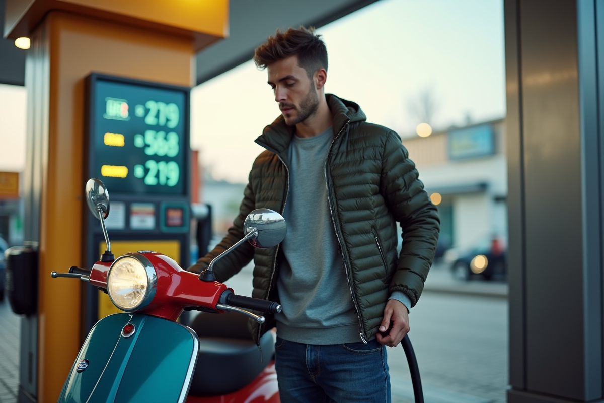 Coût d’un plein pour scooter : tarifs et facteurs influents